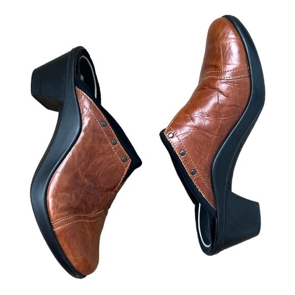 Romika Mokassetta Brown Leather Mules - Picture 2 of 7